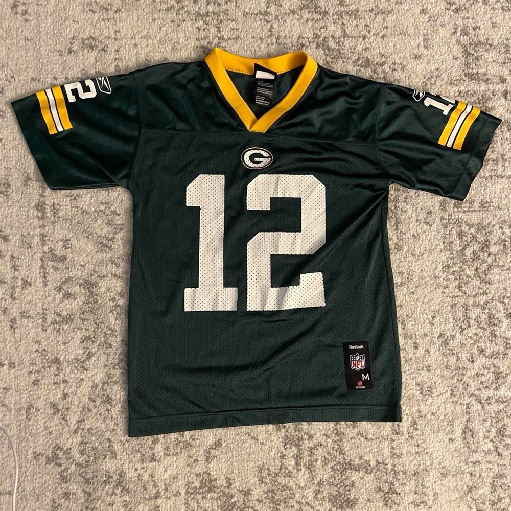 Youth Medium Reebok Aaron Rodgers Green Bay Packers Jersey